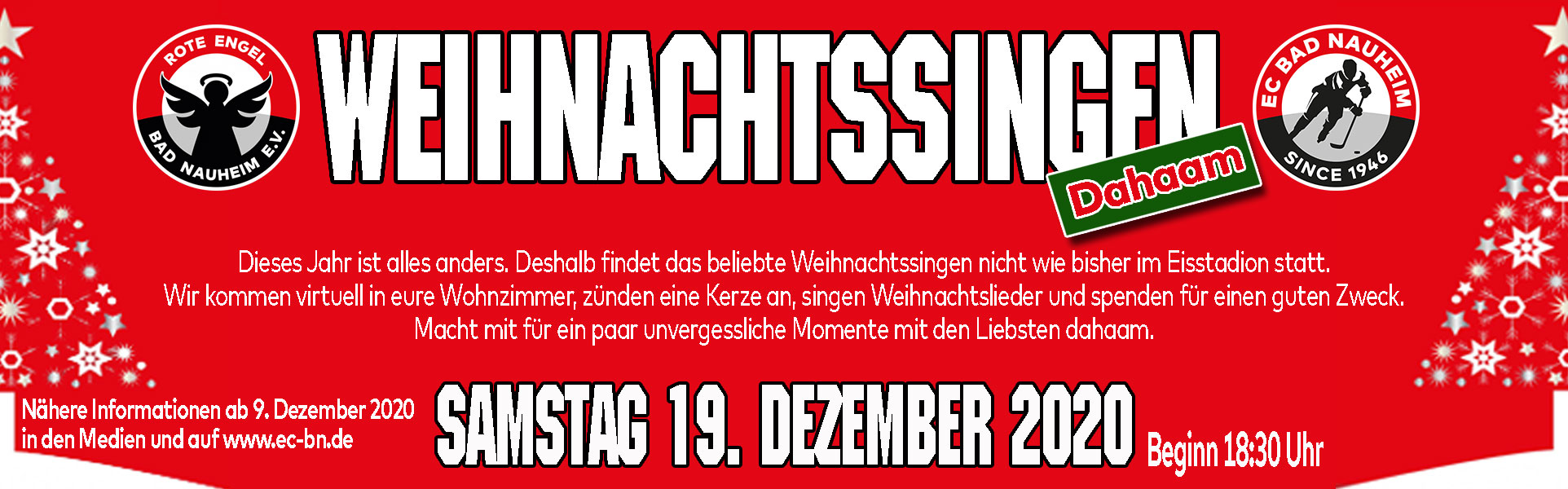 websitebanner Weihnachtssingen 2020