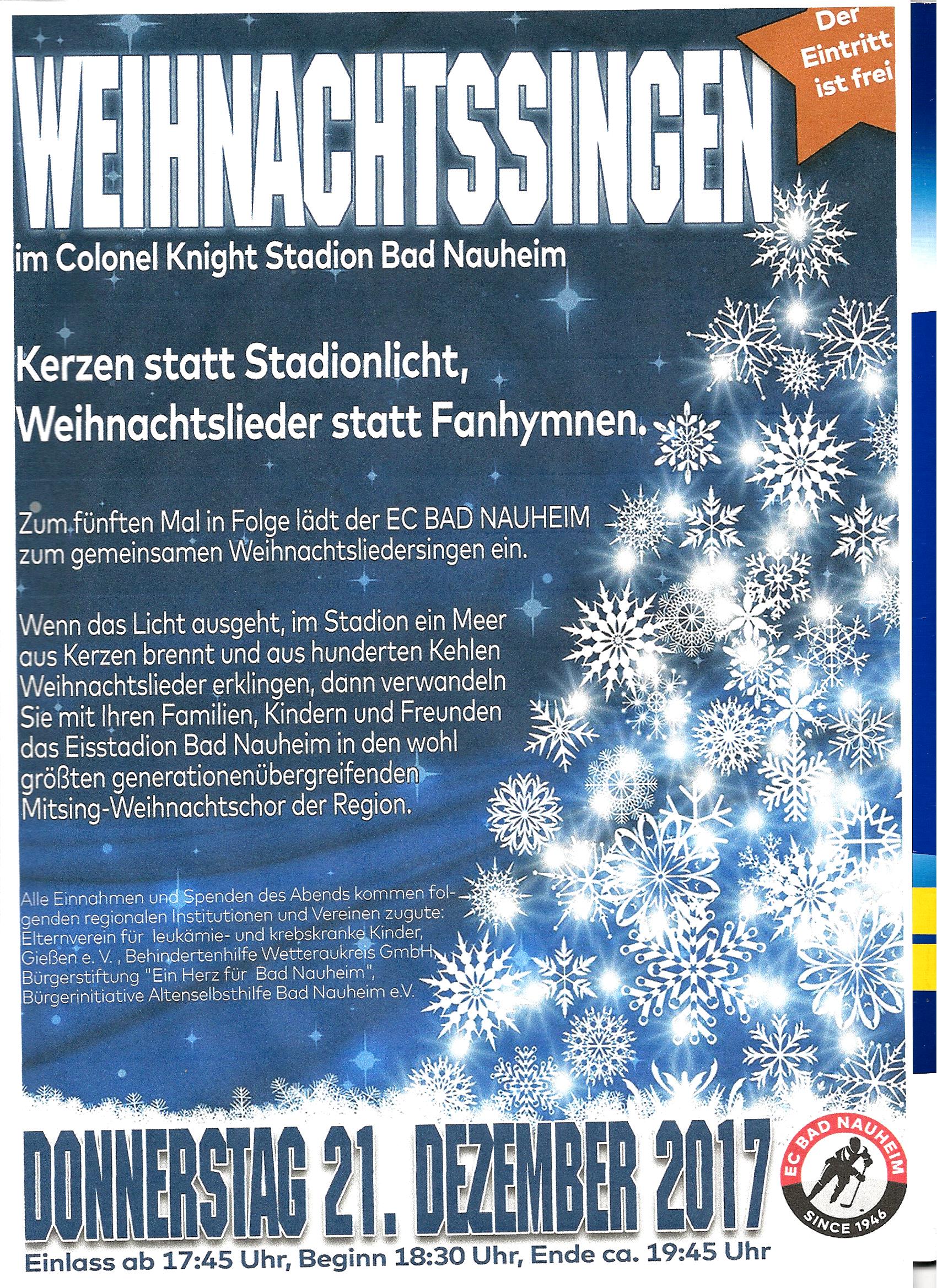 ECBN Benefiz Weihnachtssingen 2017